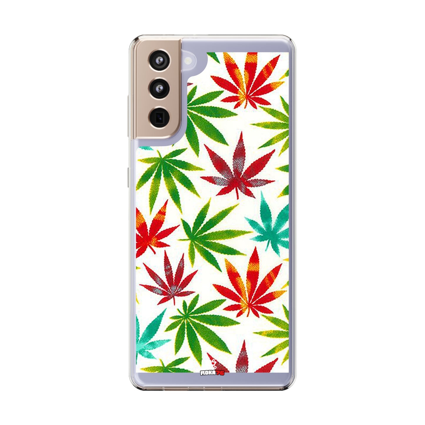 Clear Phone Cases Graphic Cannabis