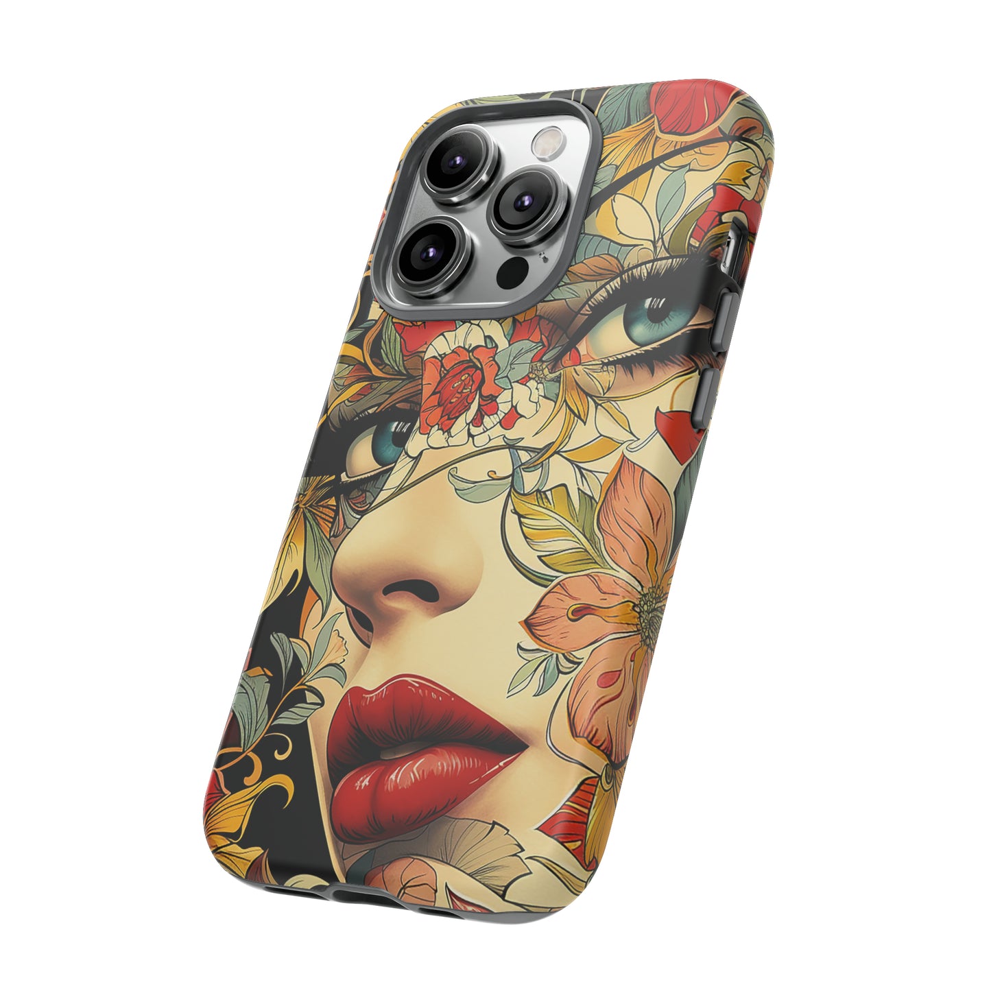 Tough Phone Case Lady Red