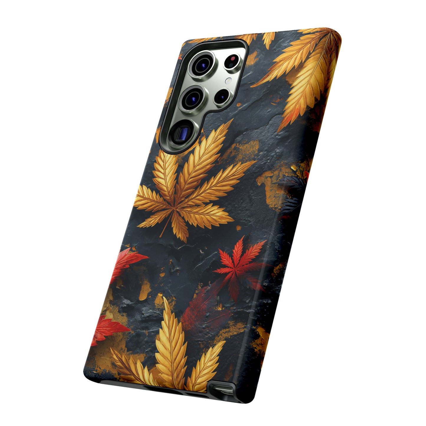 Tough Phone Case Cannabis Gold