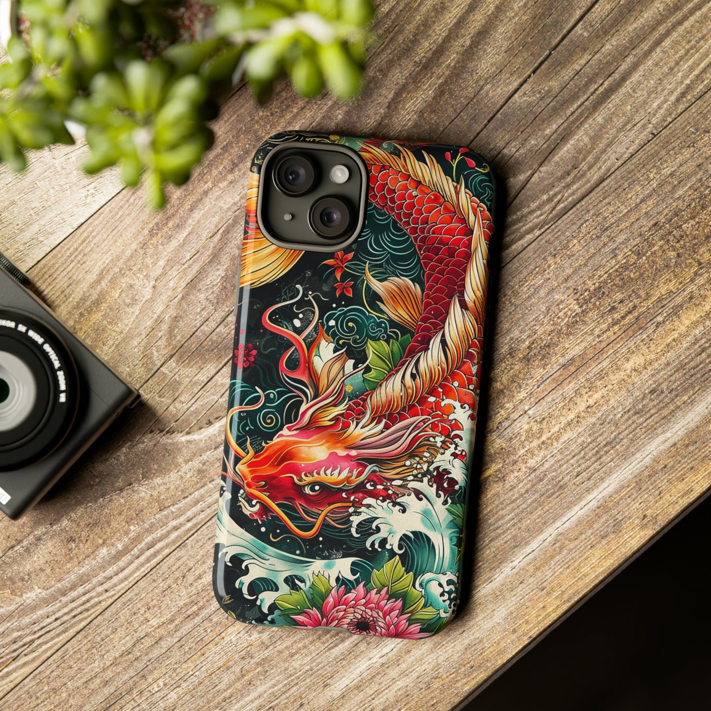 Tough Phone Case Japanese Koi Fish