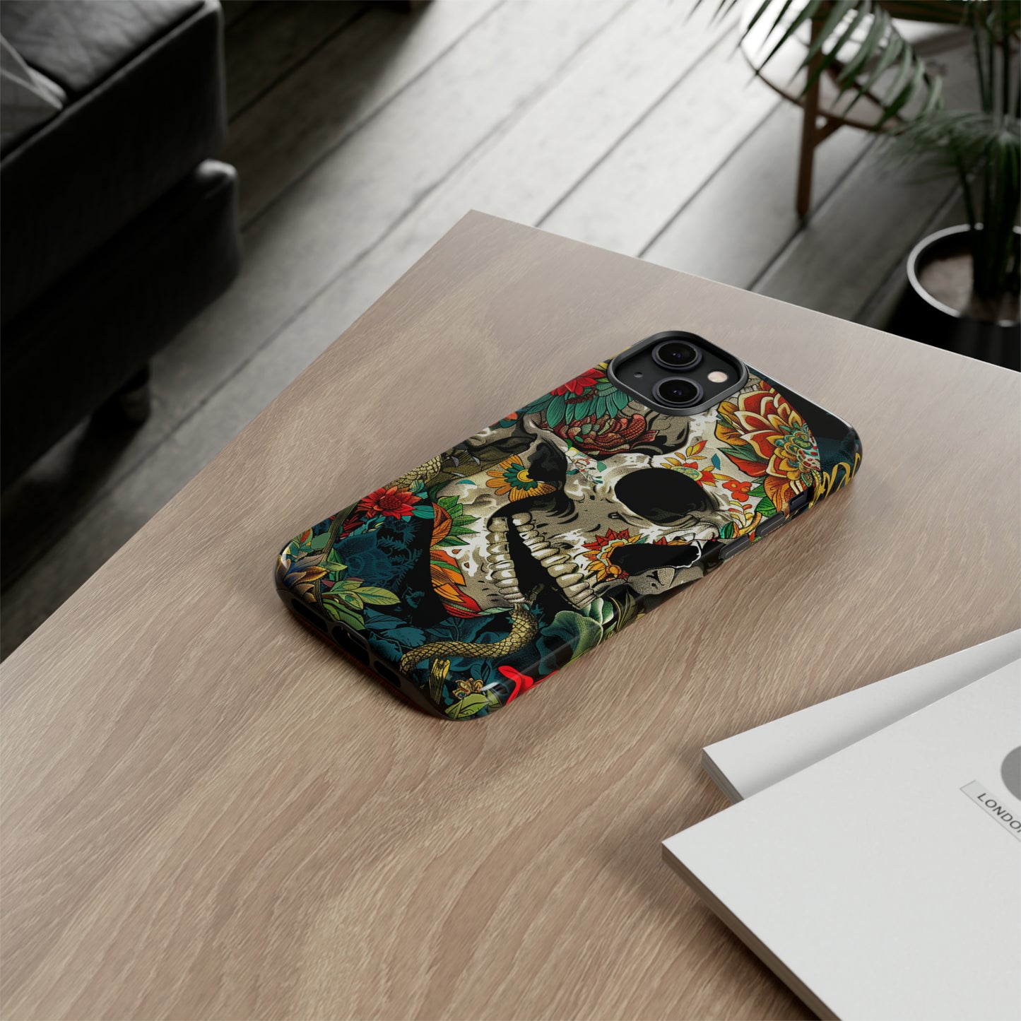 Tough Phone Case Skull 01