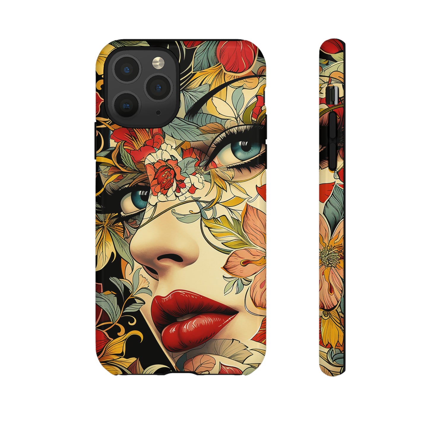 Tough Phone Case Lady Red