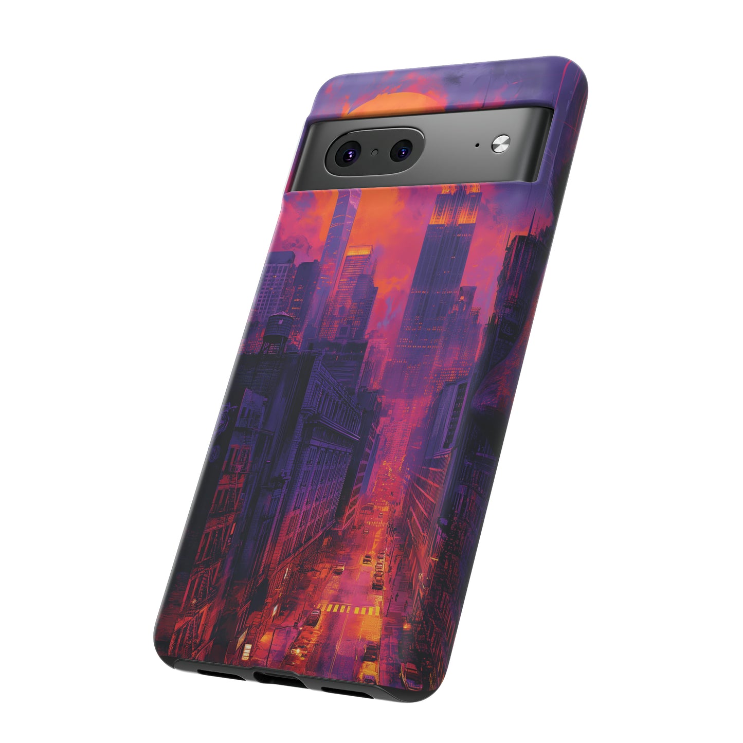 Tough Phone Case New York City Purple Haze