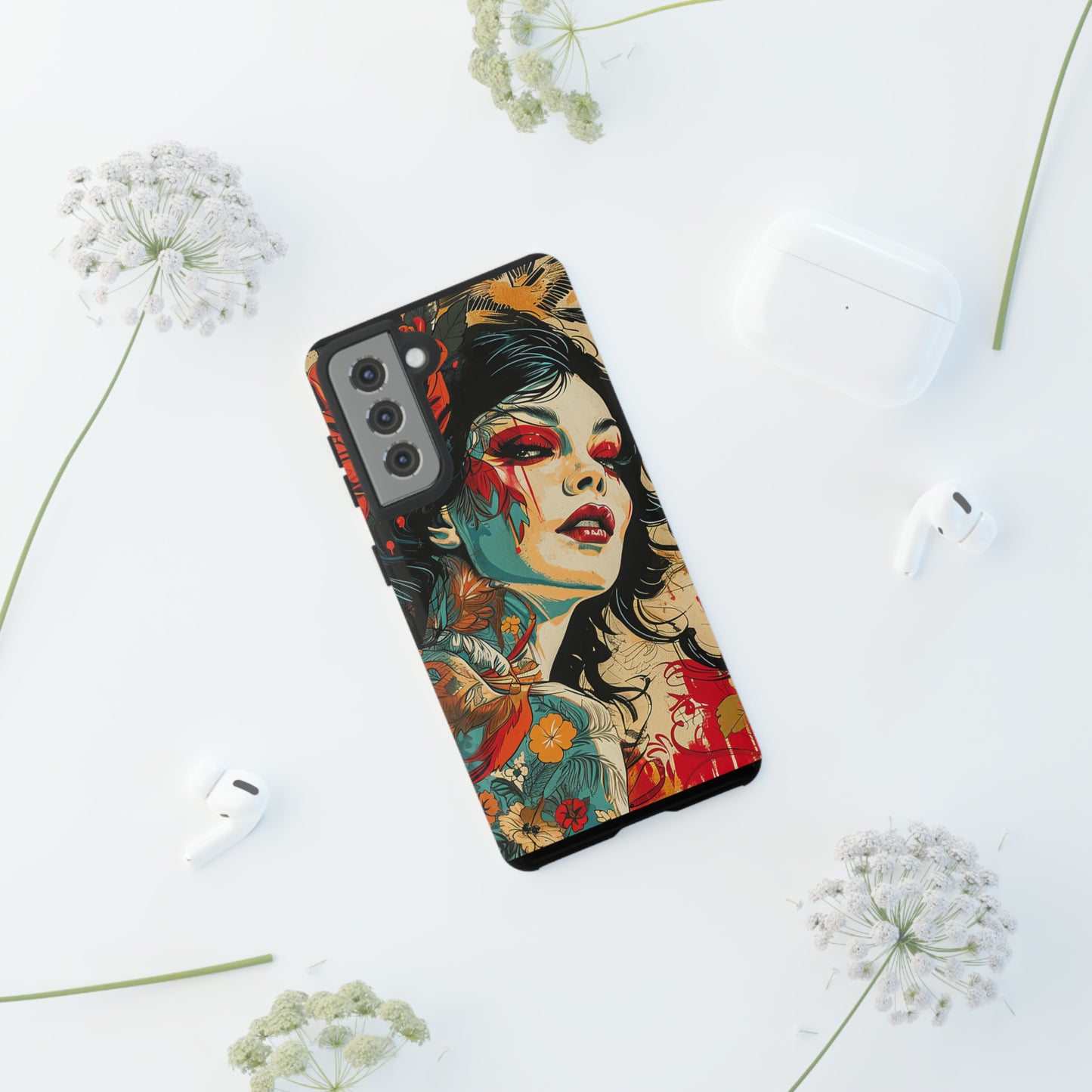 Tough Phone Case Lady 01