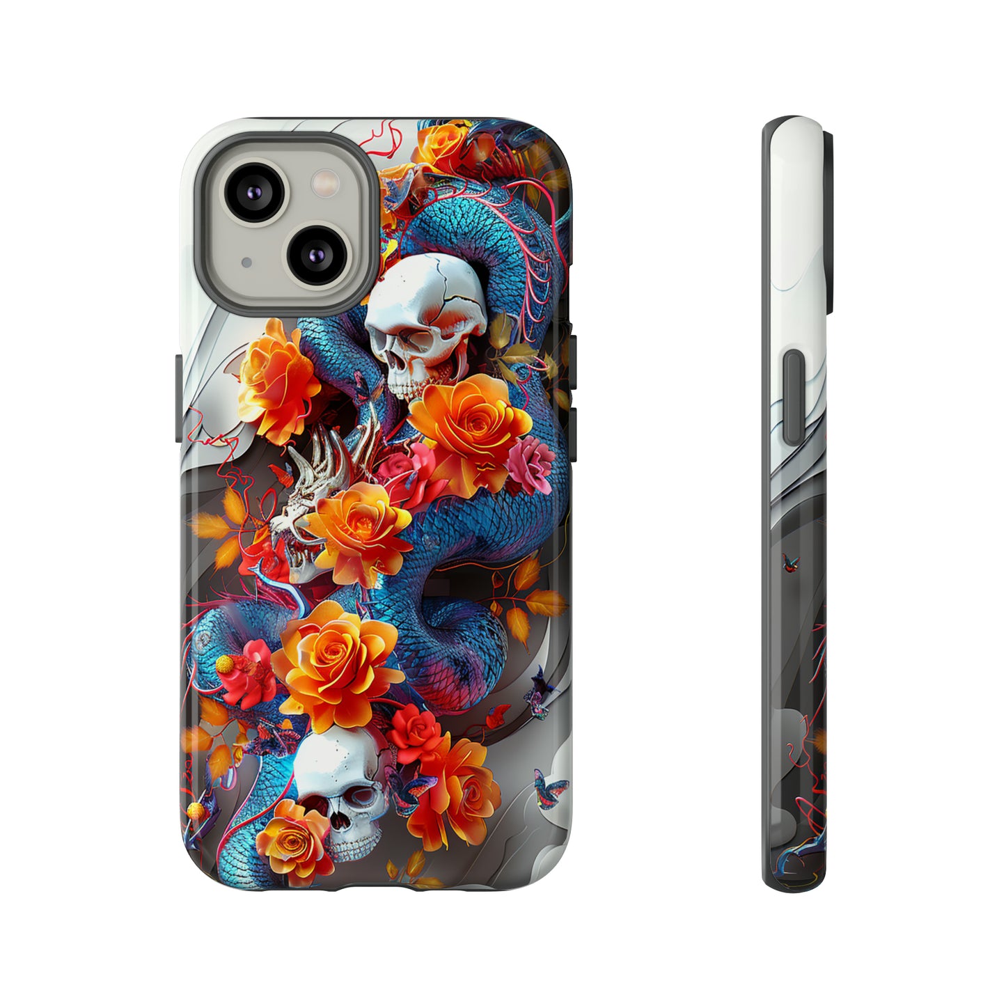 Tough Phone Case Skull 02