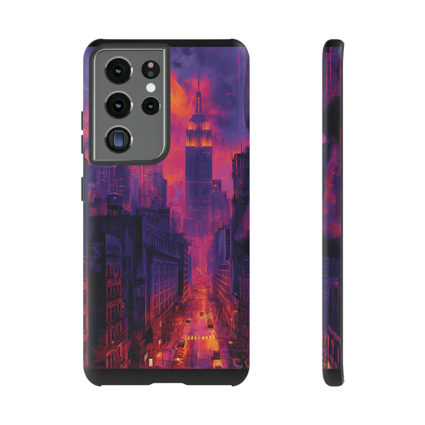 Tough Phone Case New York City Purple Haze