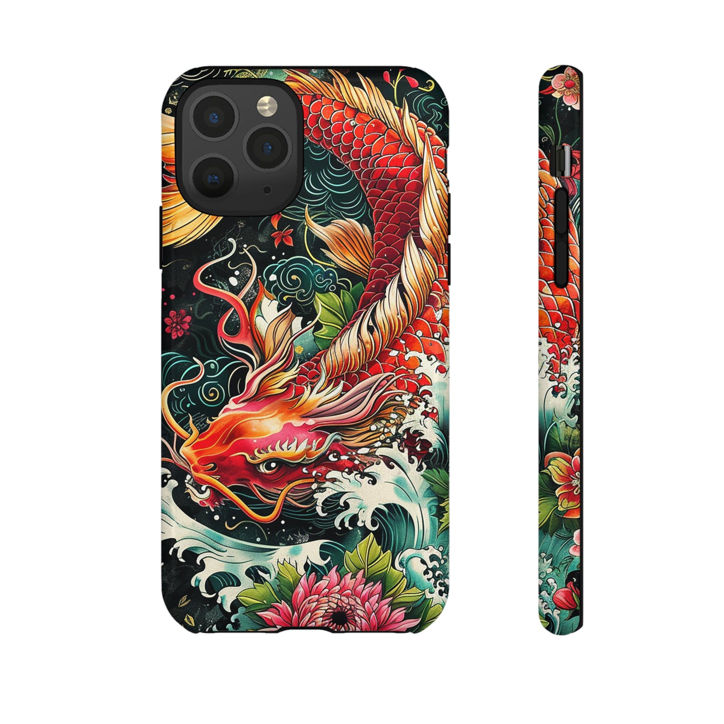 Tough Phone Case Japanese Koi Fish