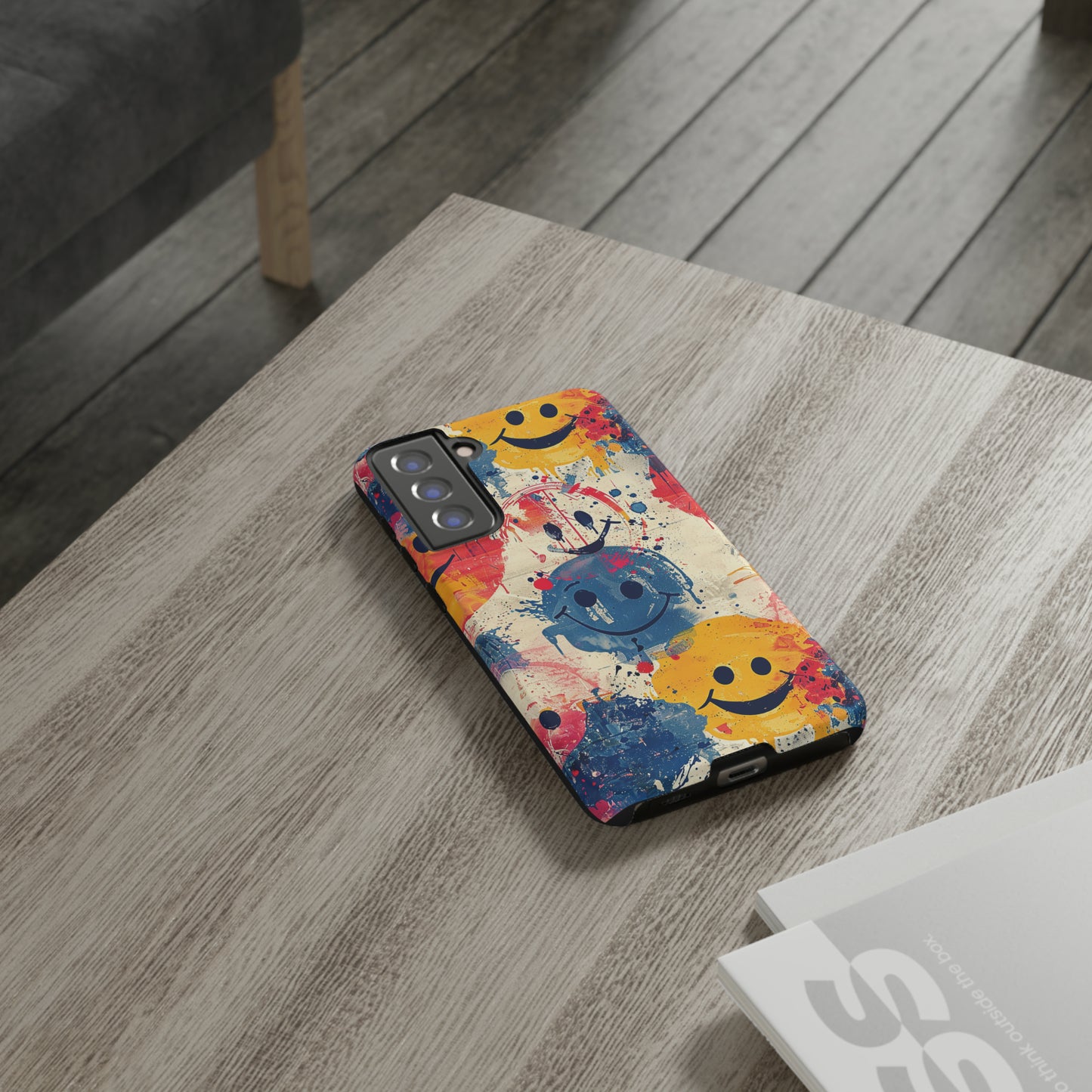 Tough Phone Case Happy Face