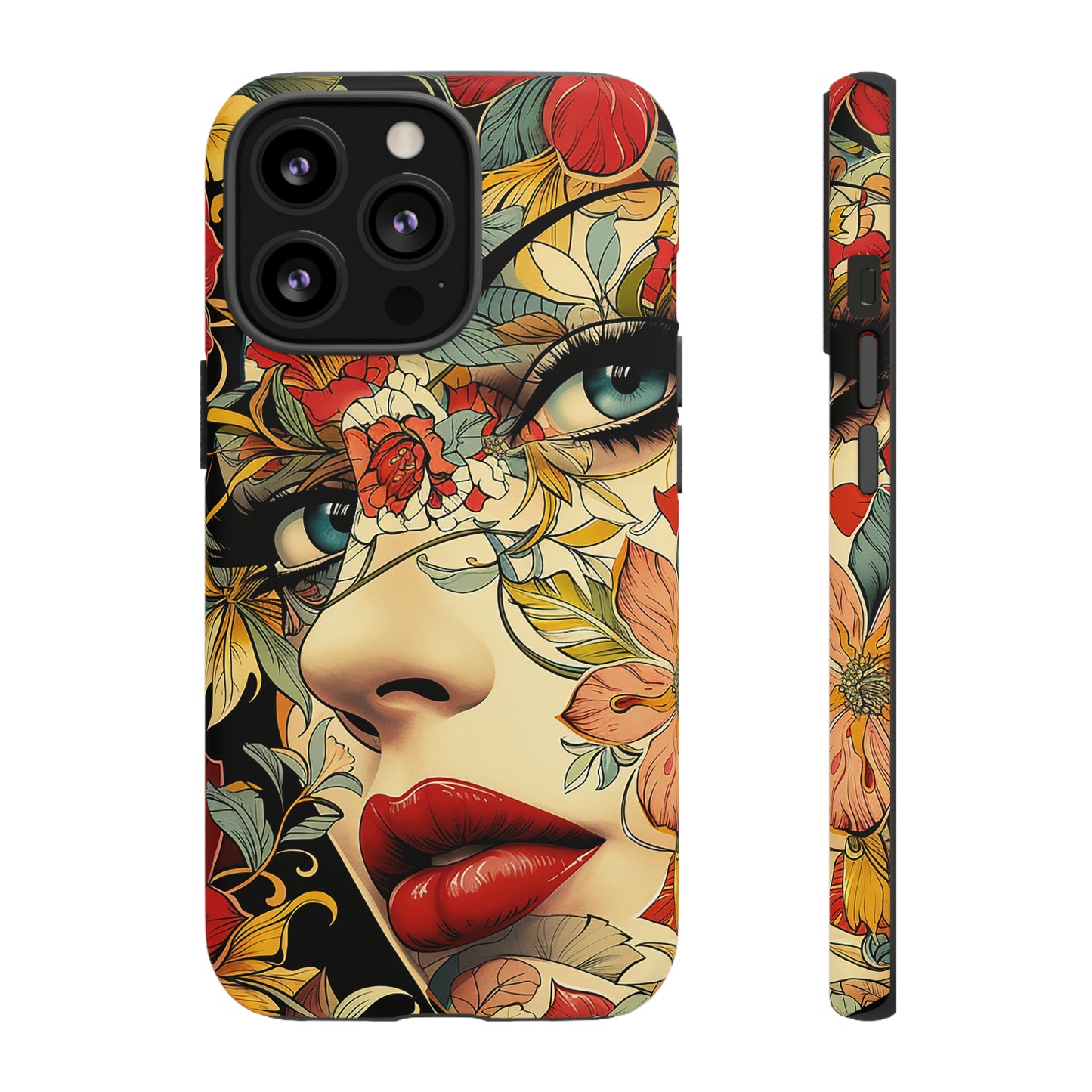 Tough Phone Case Lady Red