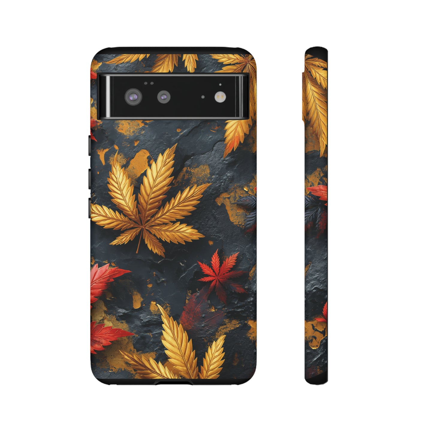 Tough Phone Case Cannabis Gold