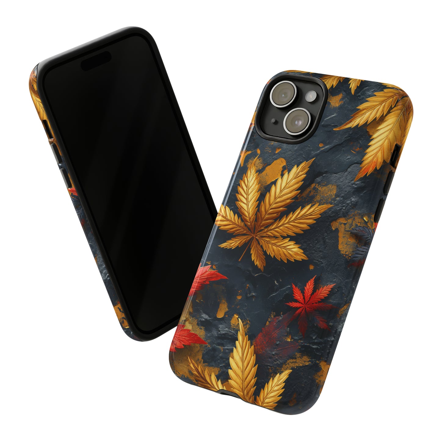 Tough Phone Case Cannabis Gold