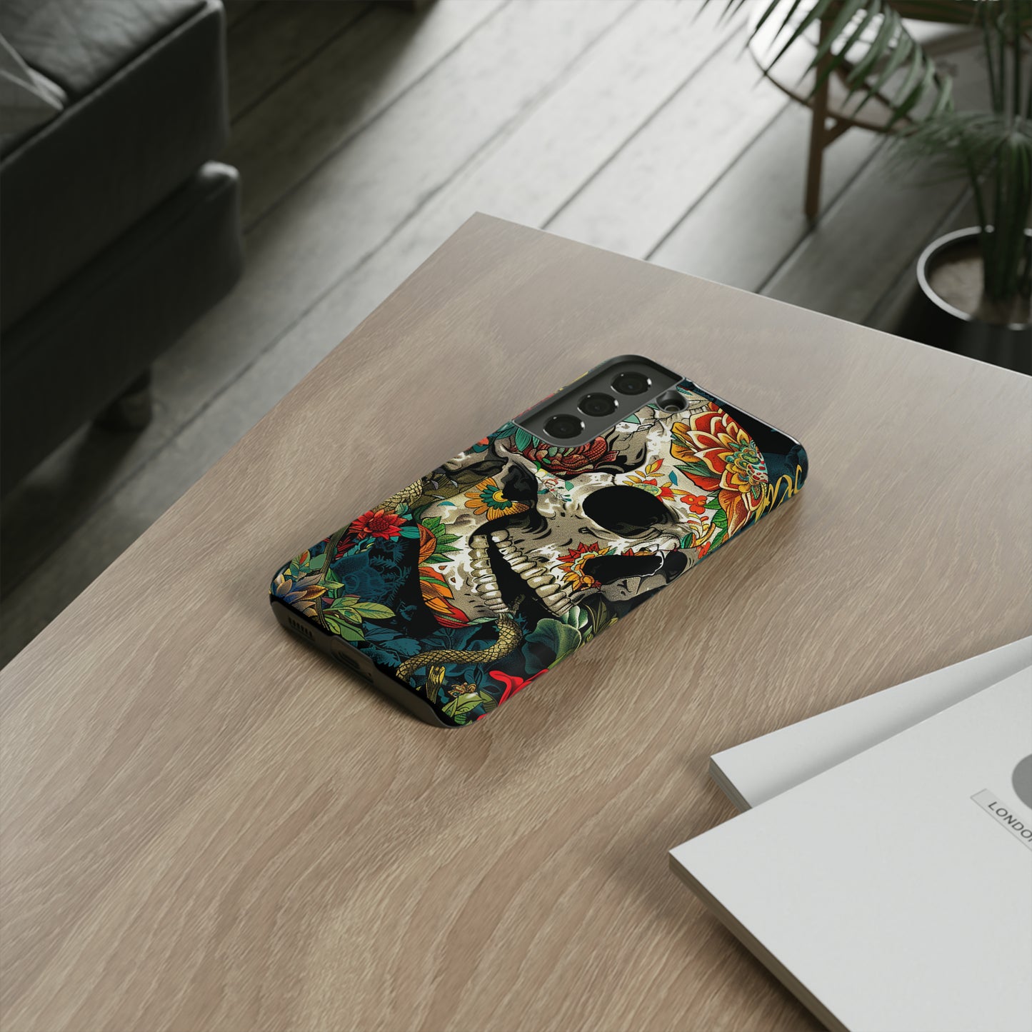 Tough Phone Case Skull 01