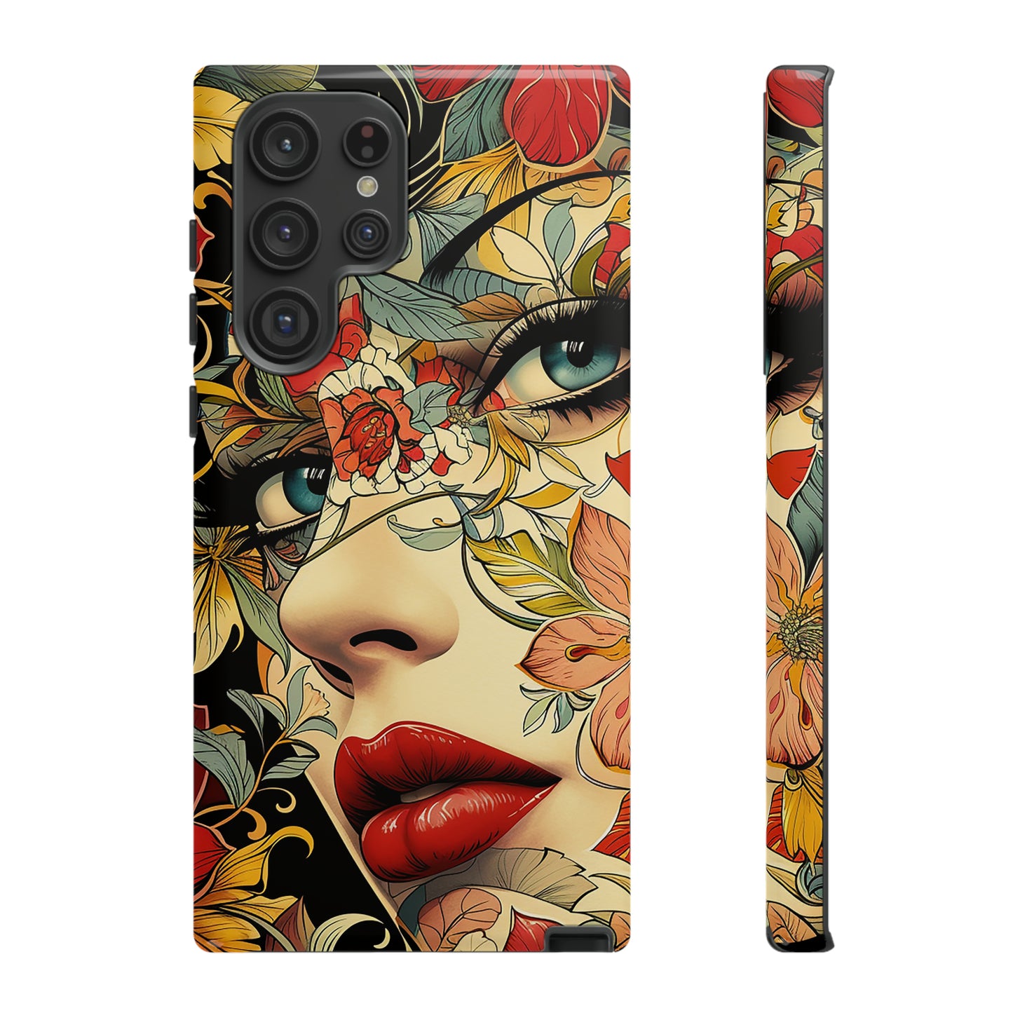 Tough Phone Case Lady Red