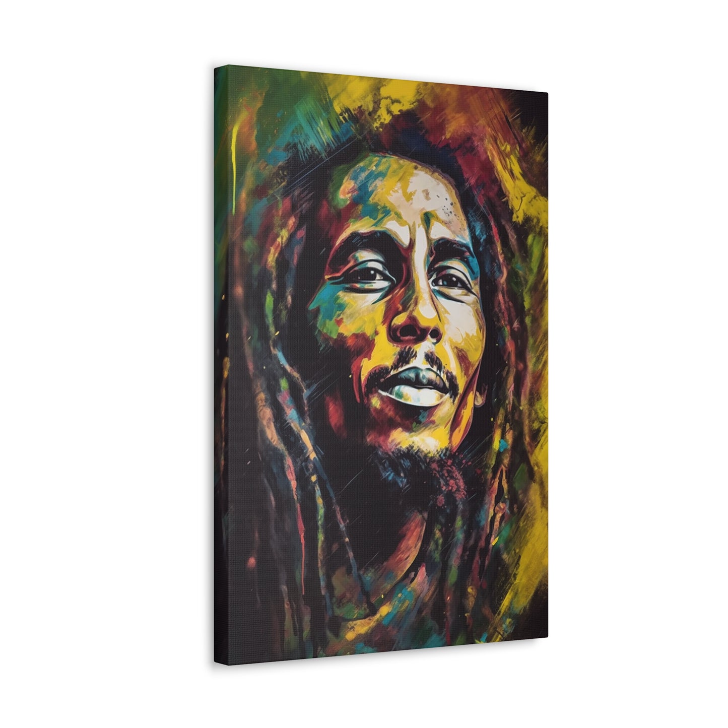 Reggae Resonance Bob Marley on Canvas