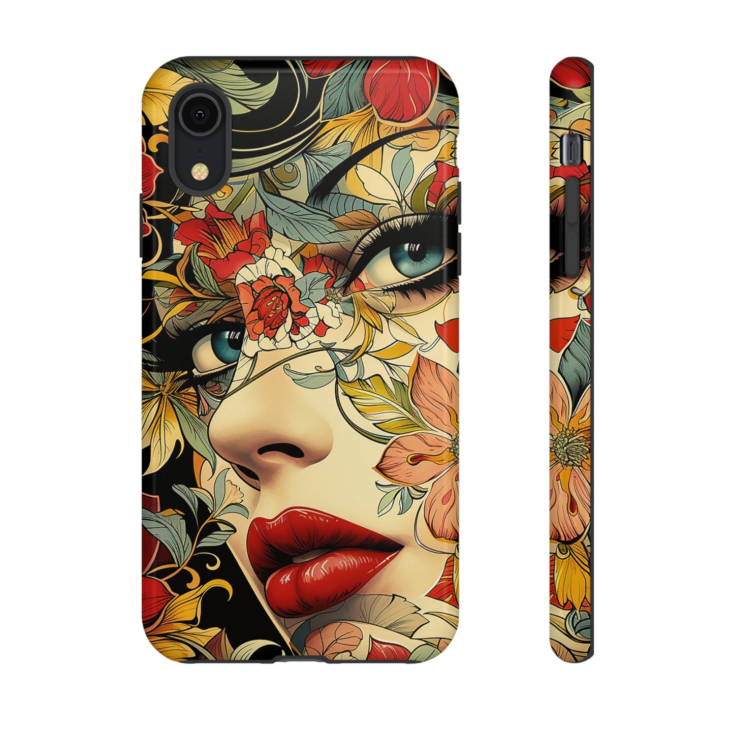 Tough Phone Case Lady Red