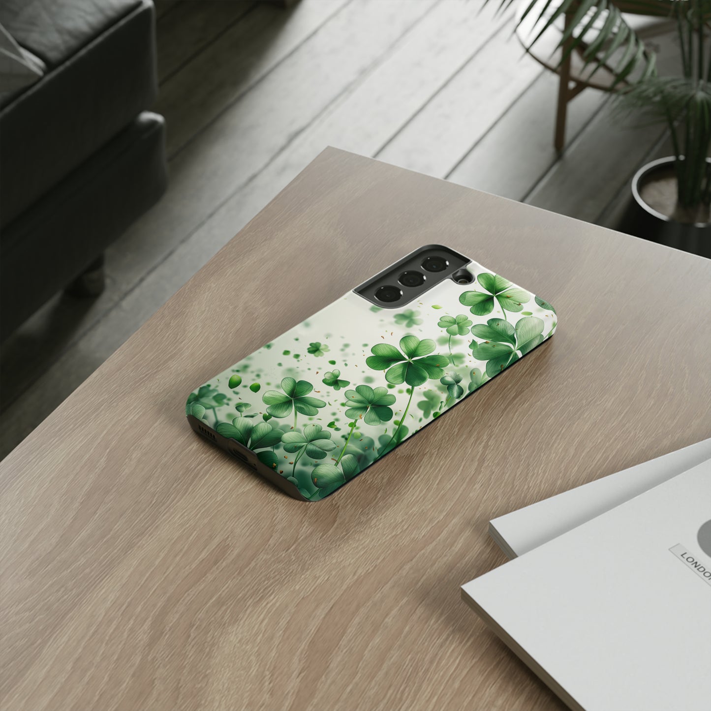 Tough Phone Case Four Leaf Clover