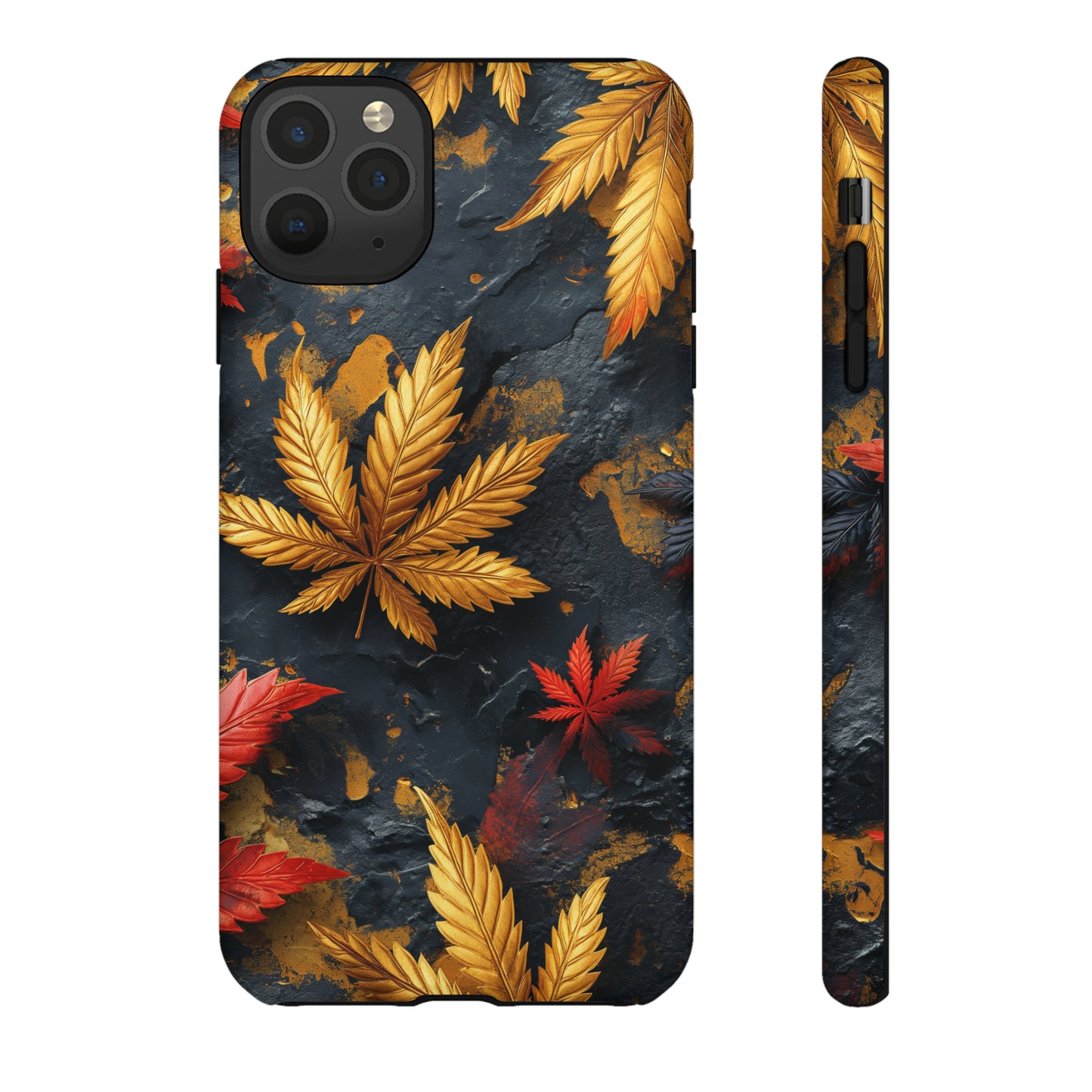 Tough Phone Case Cannabis Gold