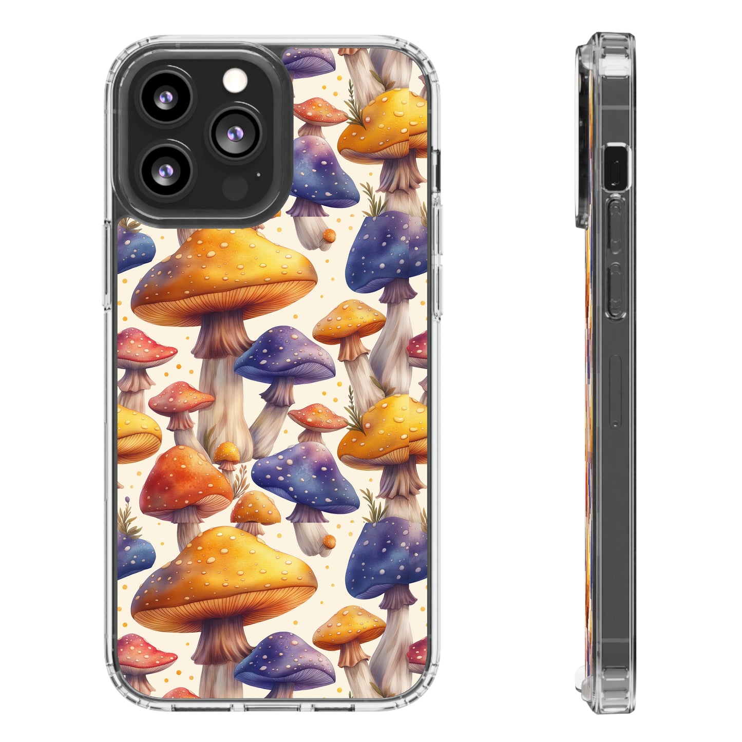 Clear Phone Cases Mushrooms