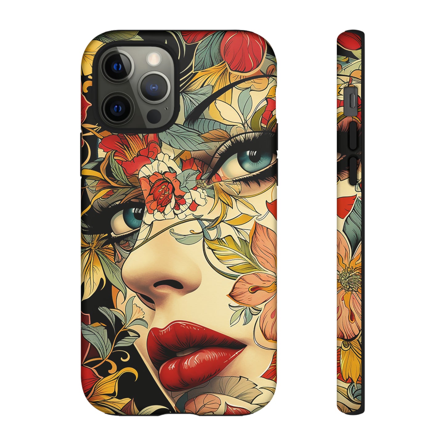 Tough Phone Case Lady Red