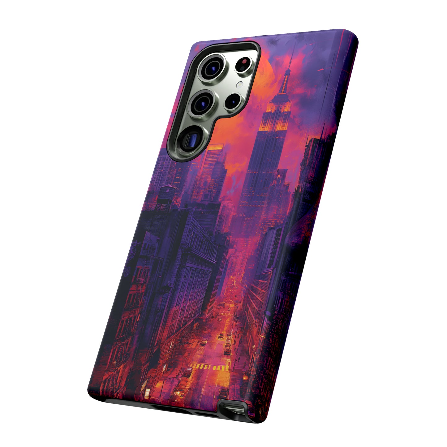 Tough Phone Case New York City Purple Haze