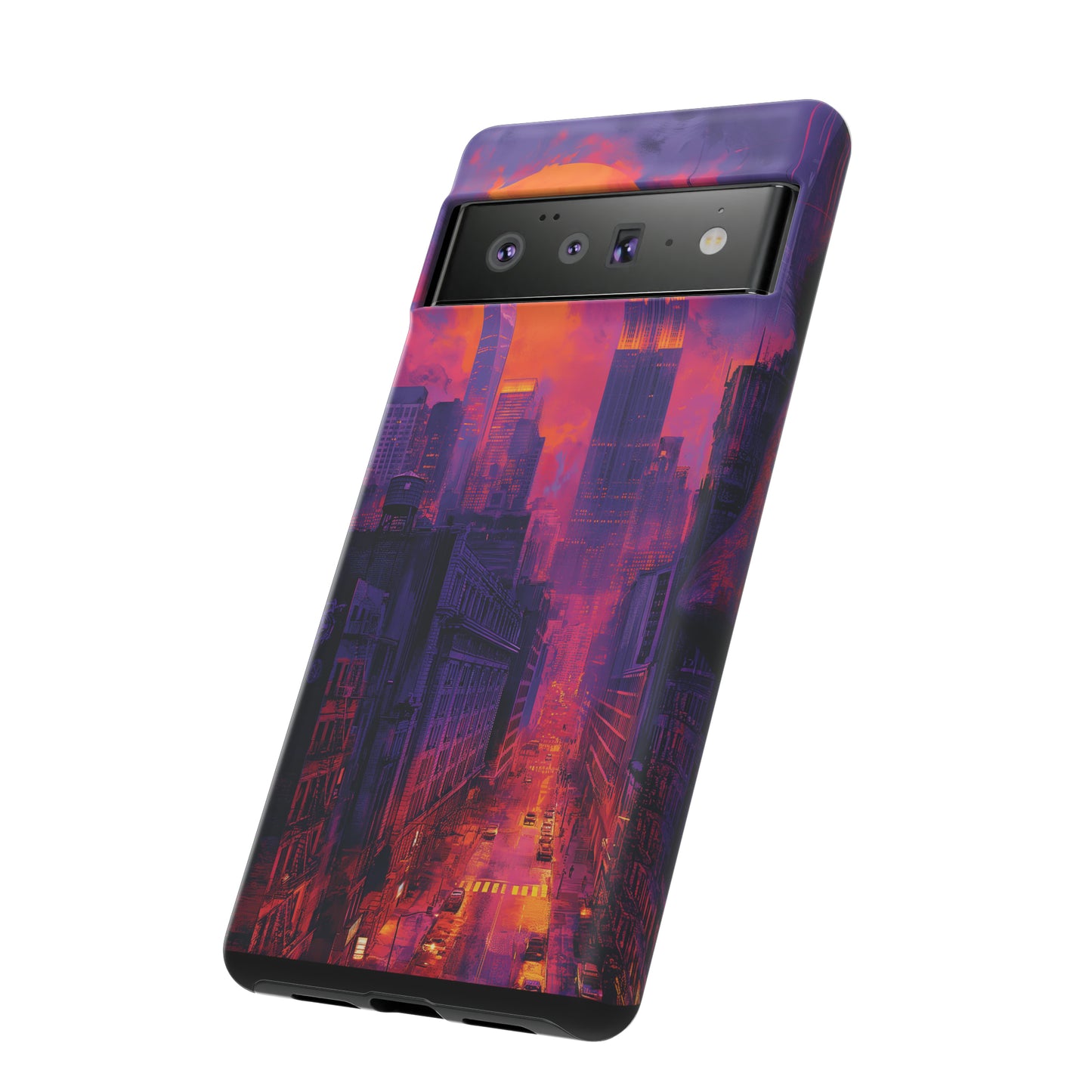 Tough Phone Case New York City Purple Haze