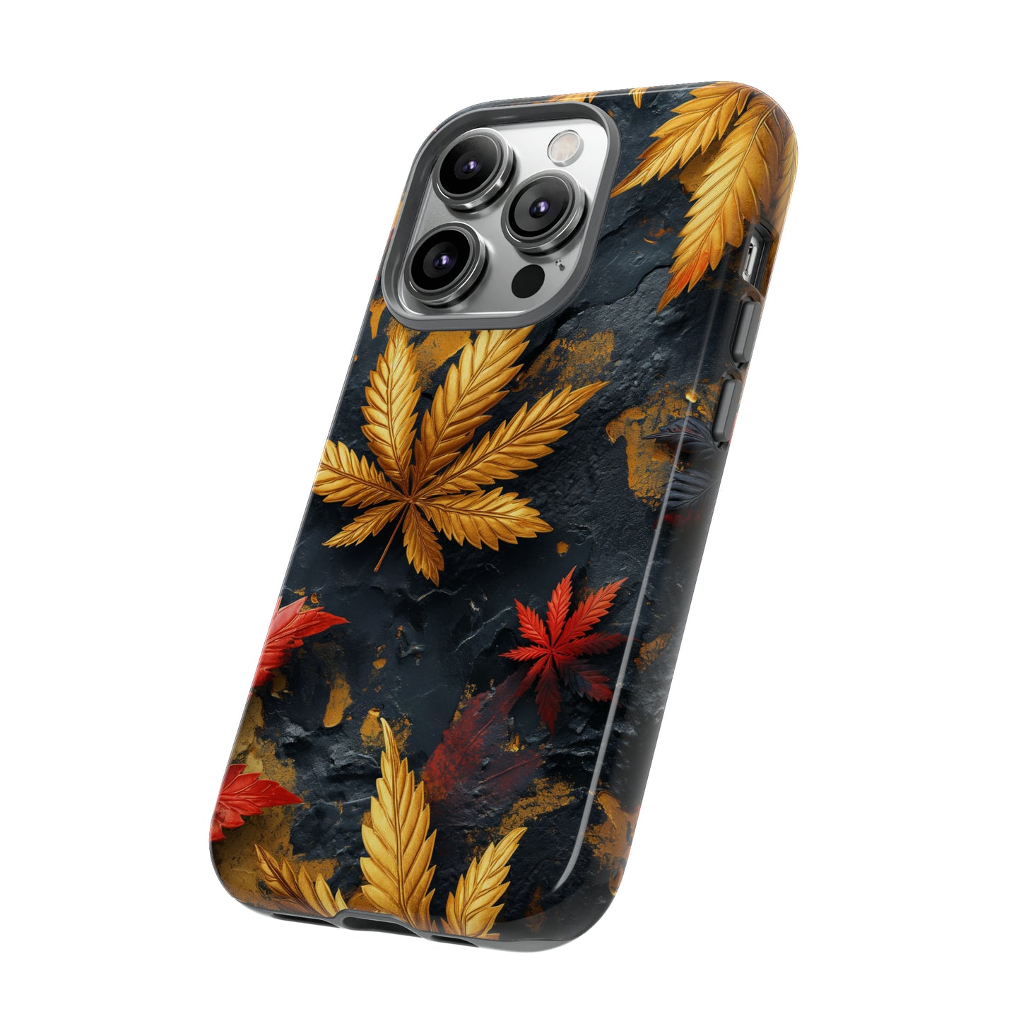 Tough Phone Case Cannabis Gold