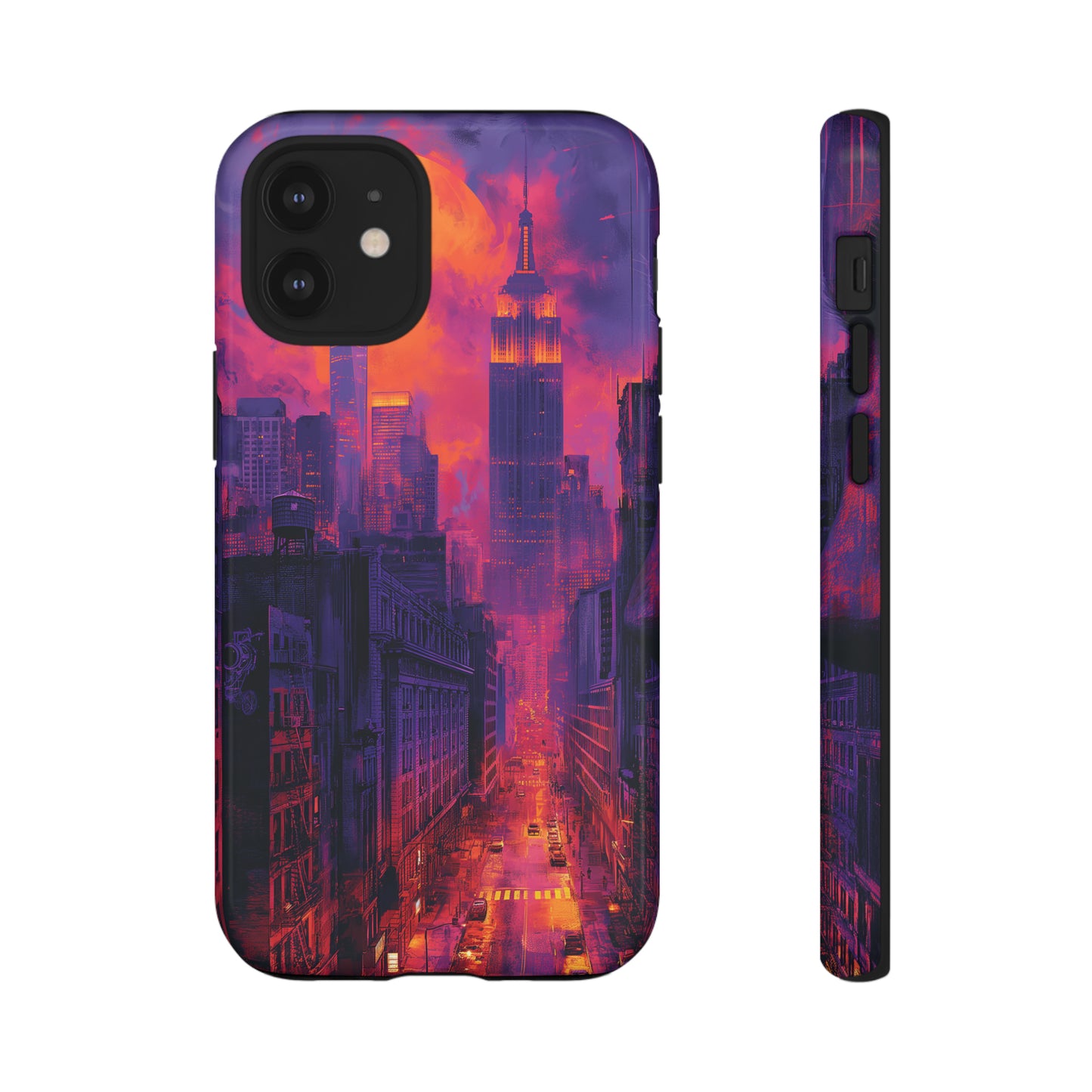 Tough Phone Case New York City Purple Haze