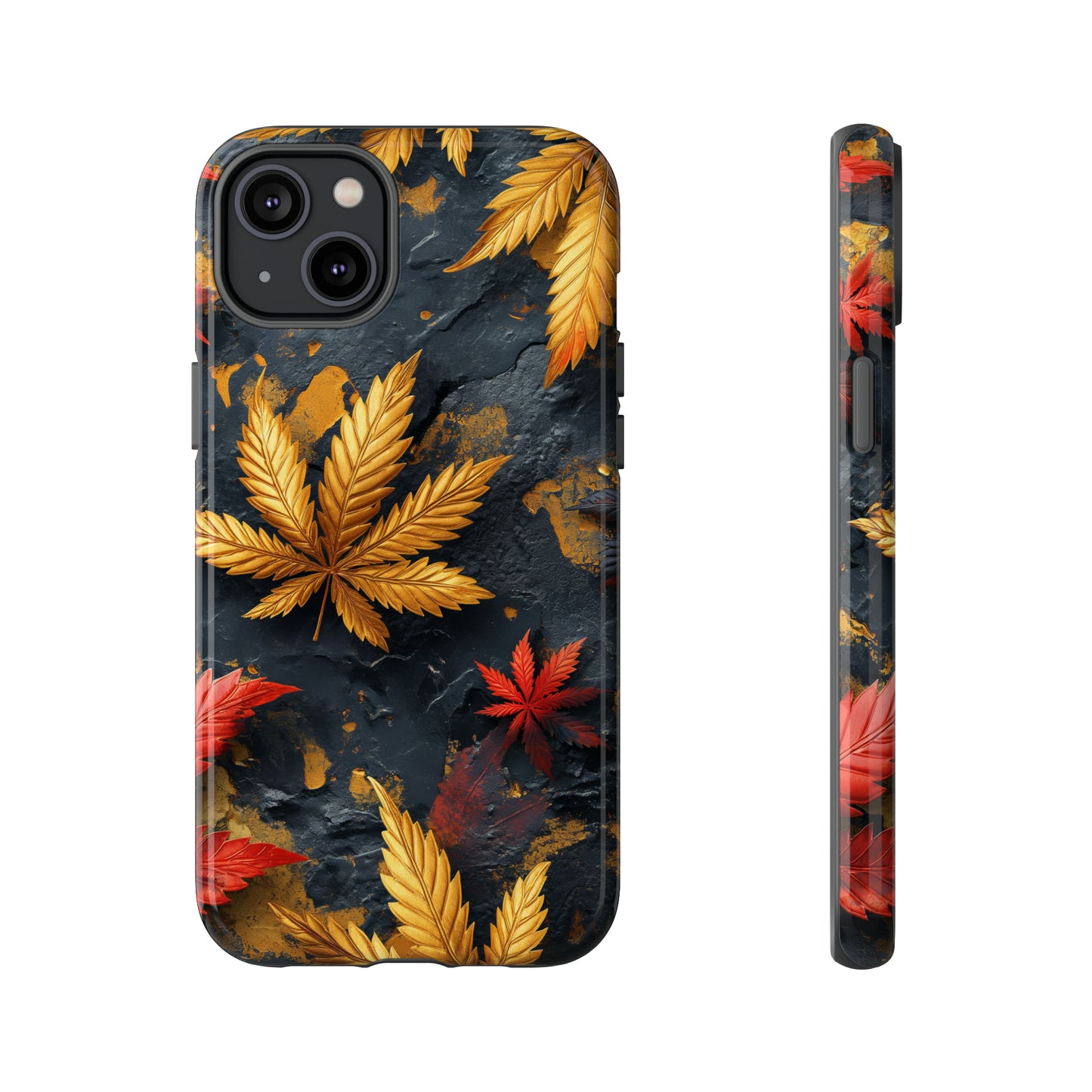 Tough Phone Case Cannabis Gold