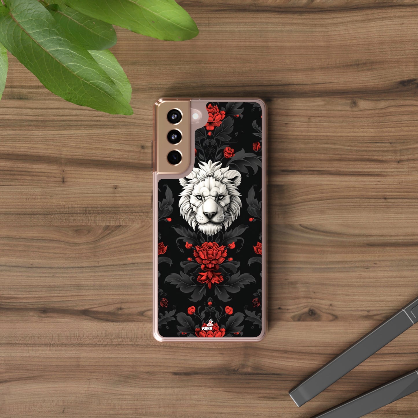 Clear Phone Cases White Lion