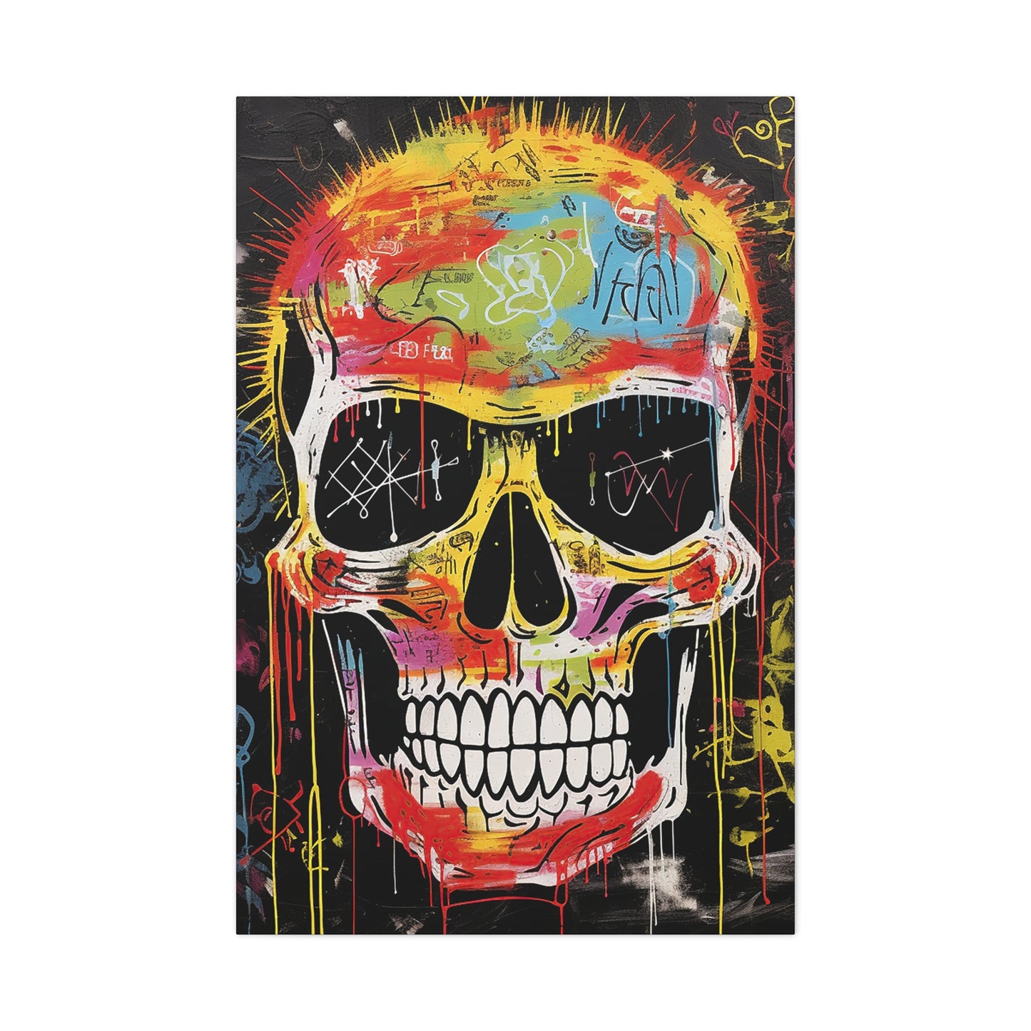 Vibrant Mortality on Canvas