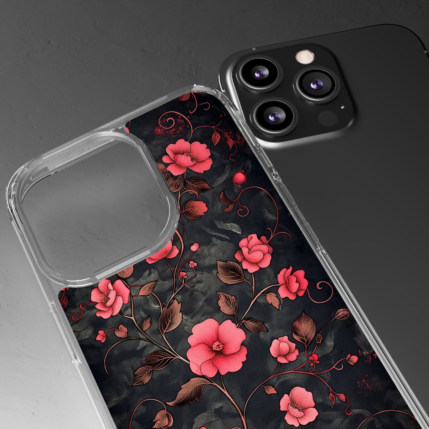 Clear Phone Cases Floral Art