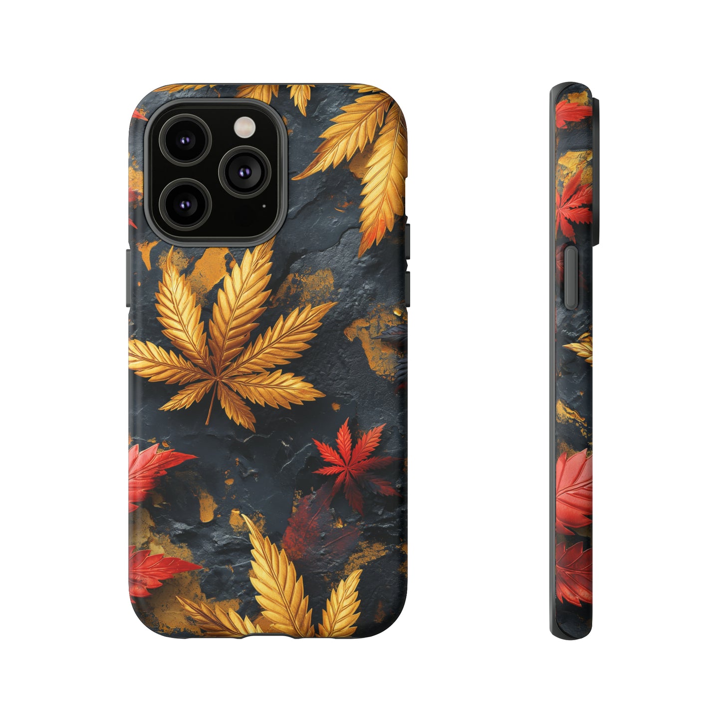 Tough Phone Case Cannabis Gold