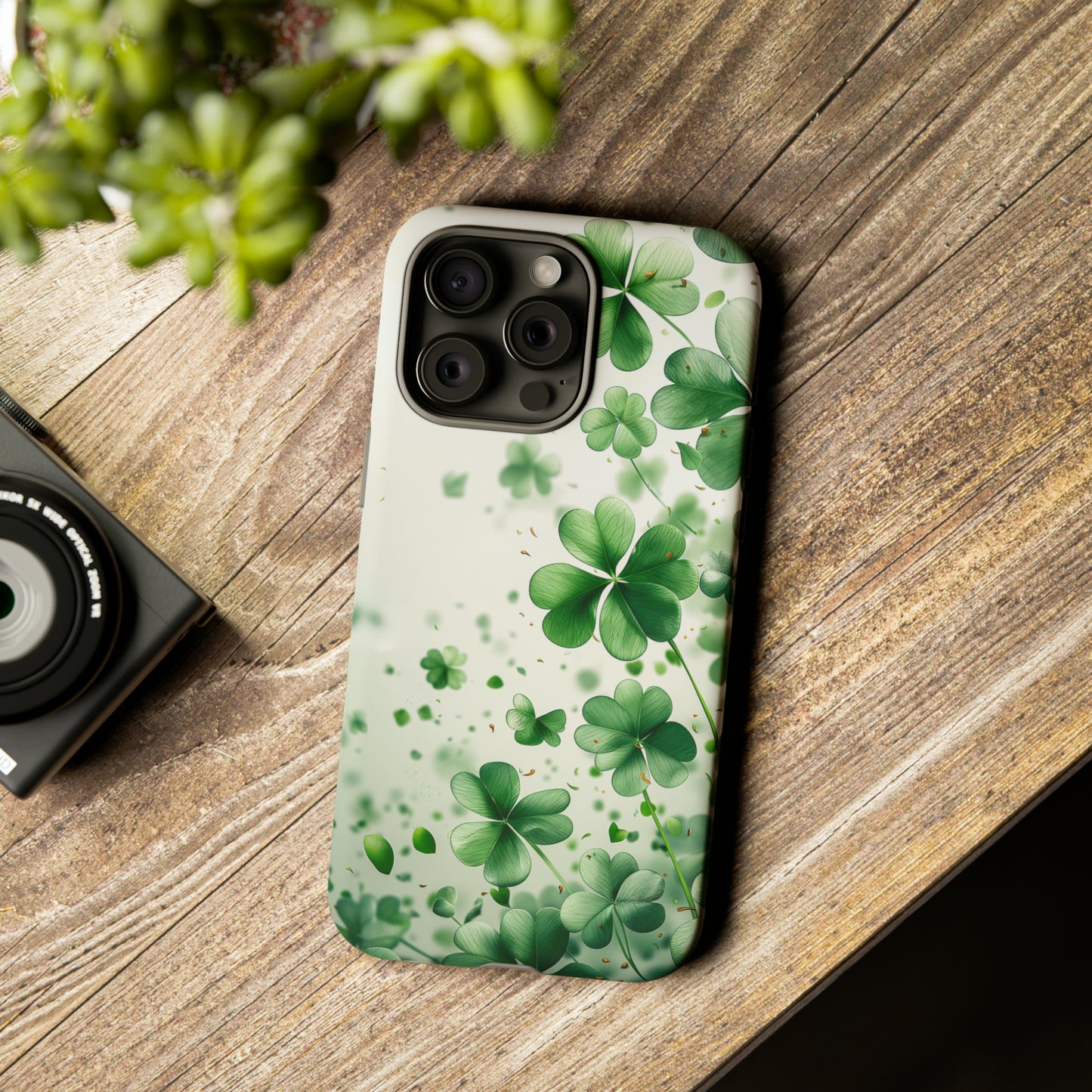 Tough Phone Case Four Leaf Clover