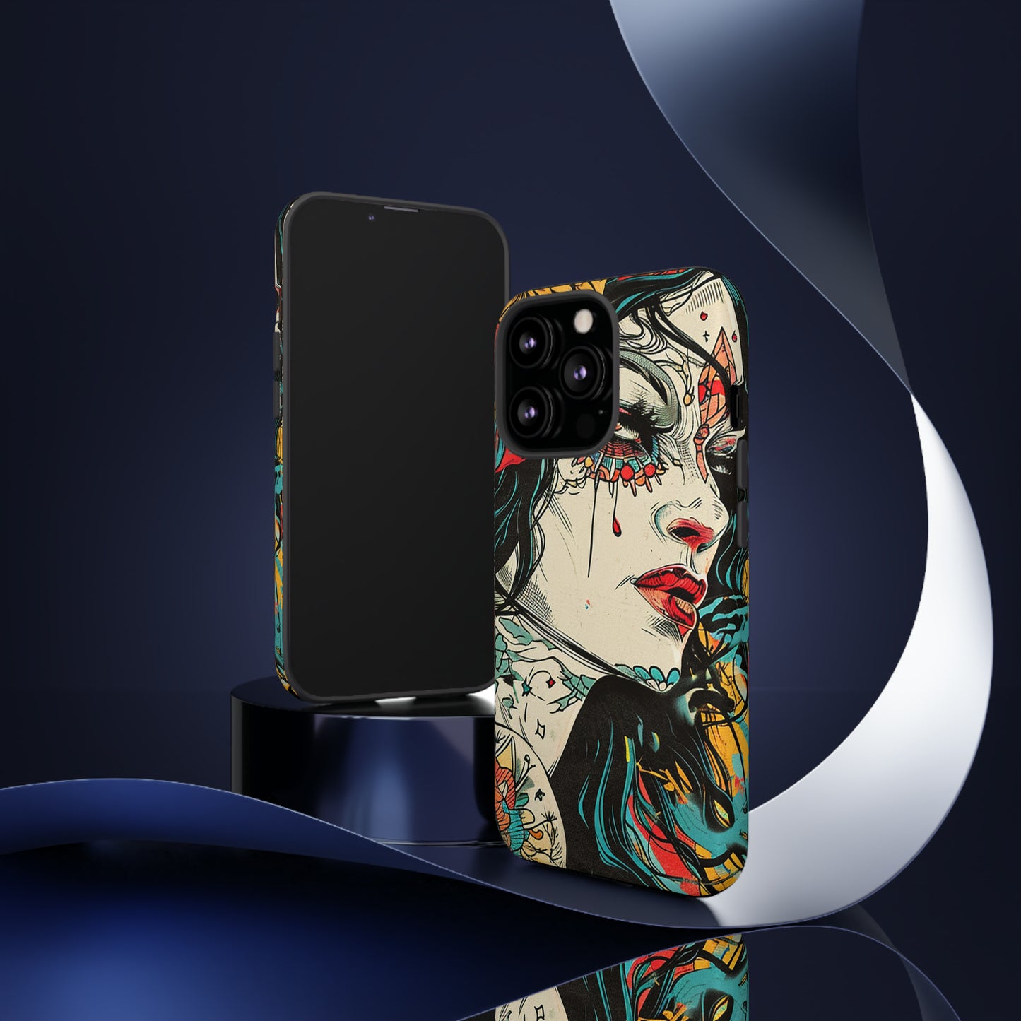 Tough Phone Case Lady 02