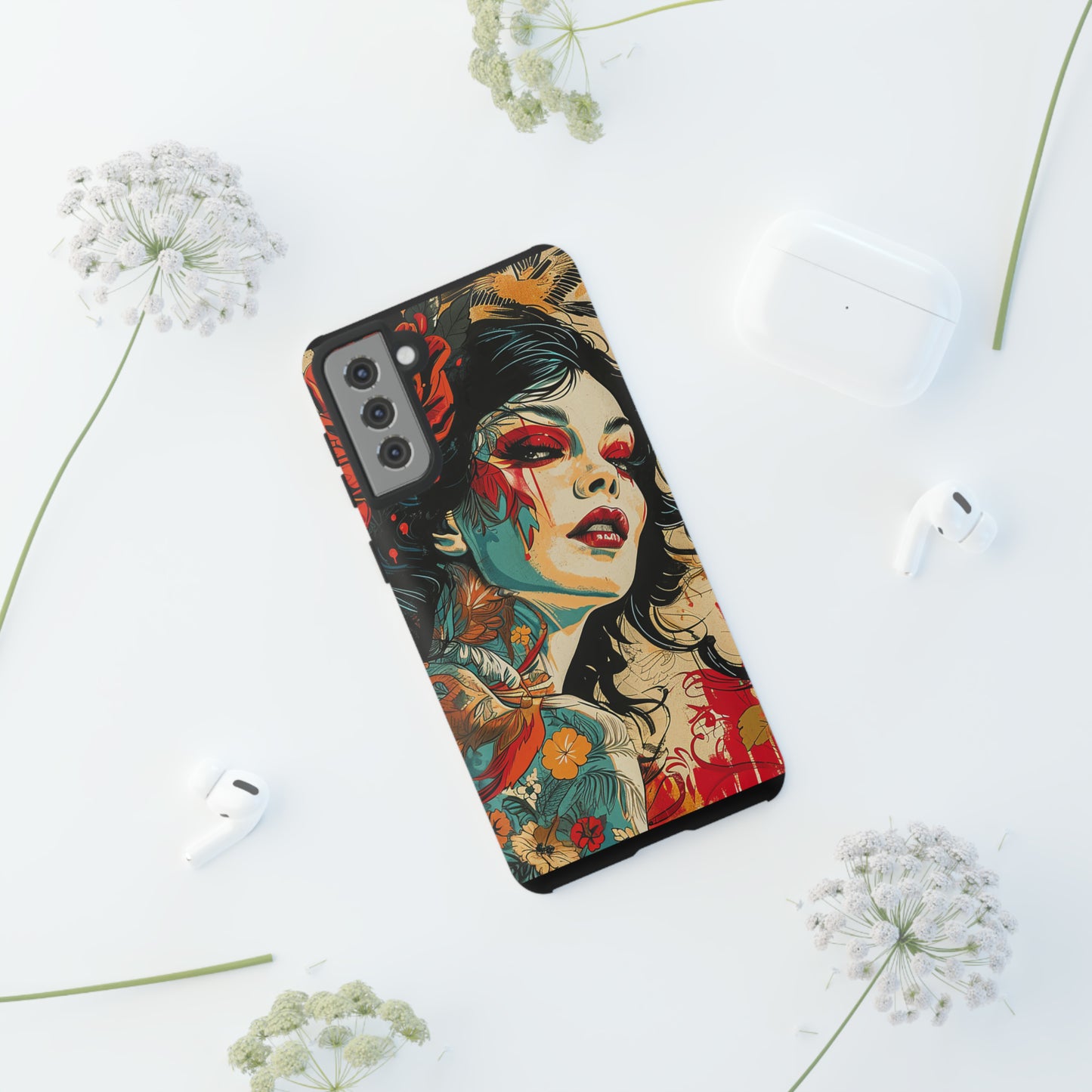 Tough Phone Case Lady 01