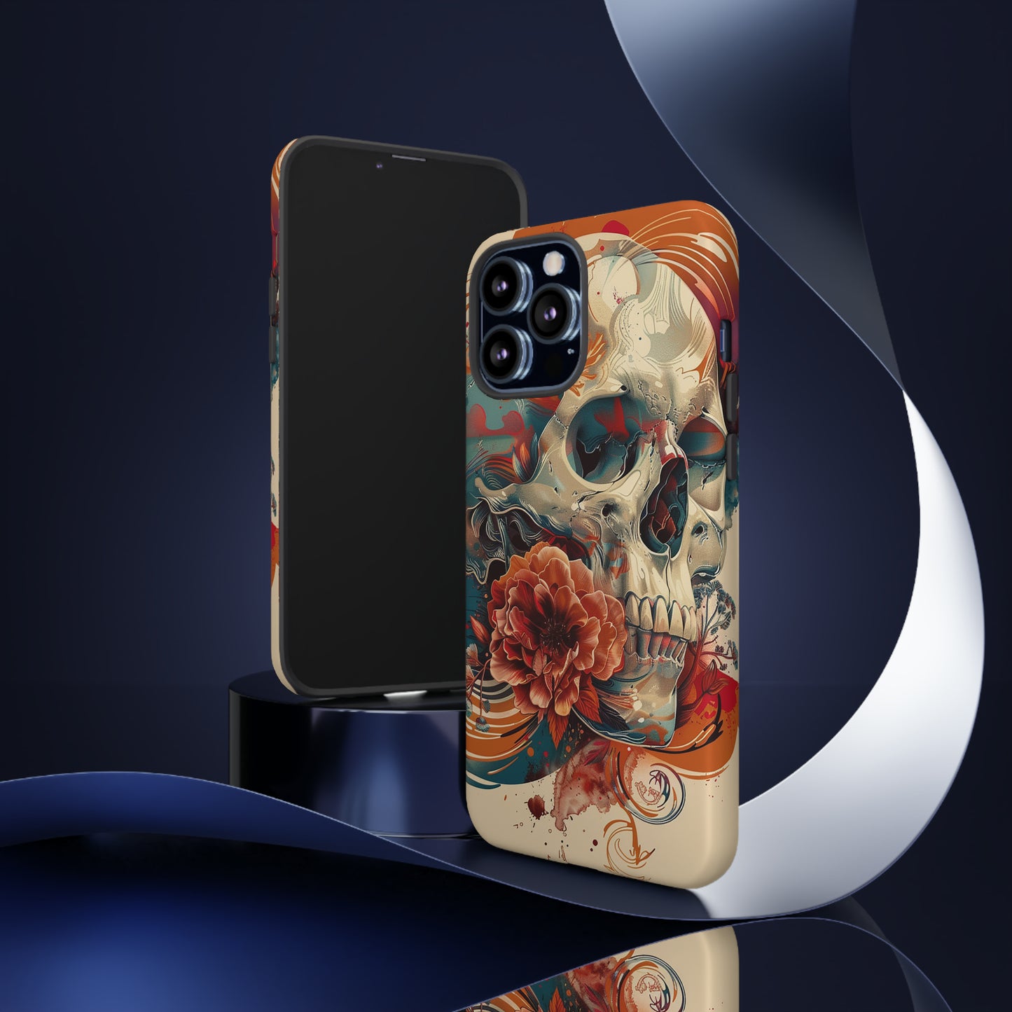 Tough Phone Case Skull 04