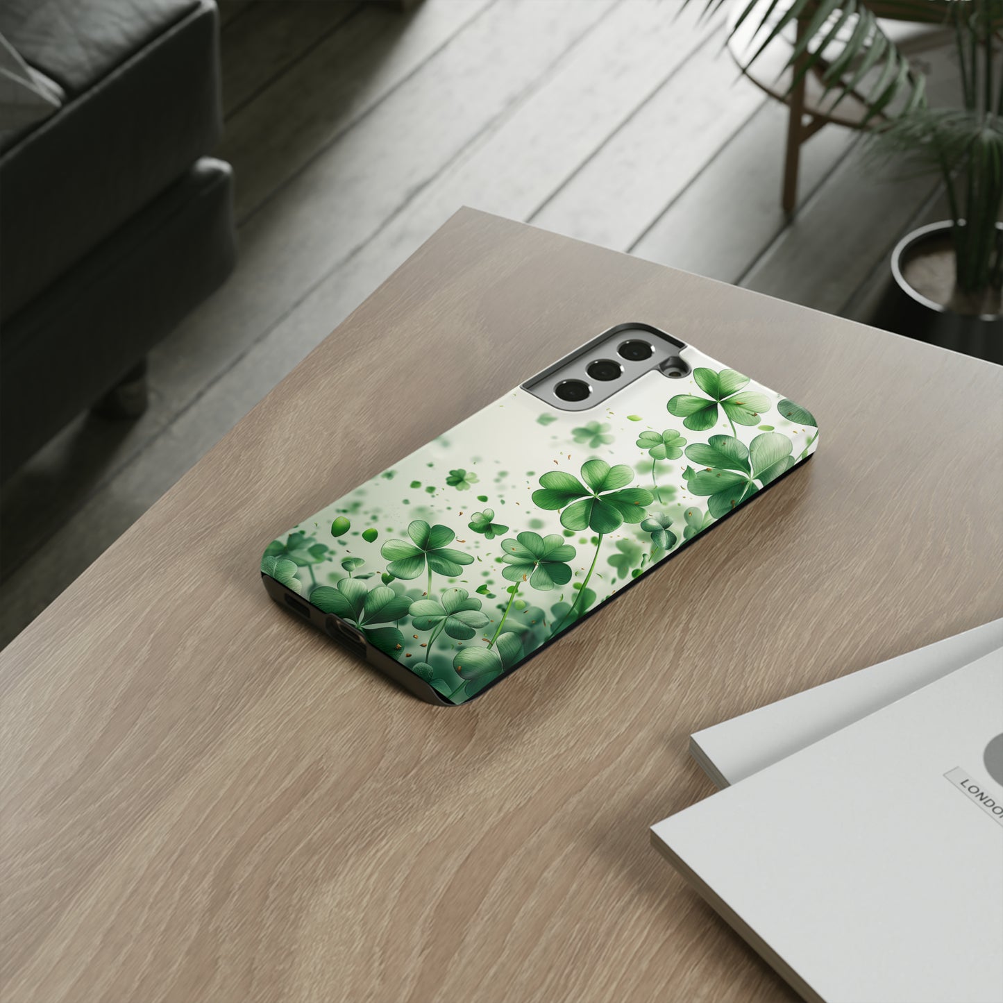 Tough Phone Case Four Leaf Clover