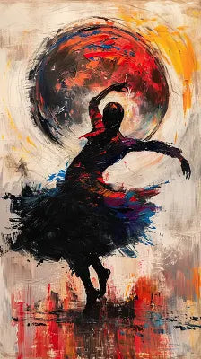 Rhythms of the Soul - Abstract Dance Art in Motion