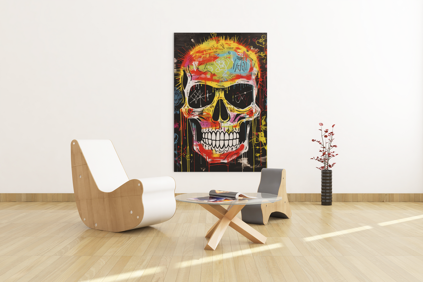 Vibrant Mortality on Canvas