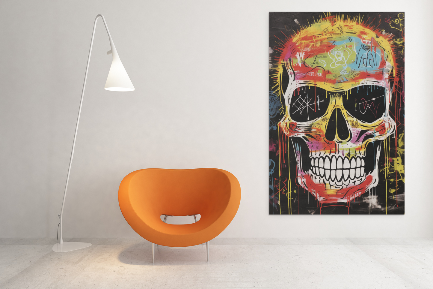 Vibrant Mortality on Canvas